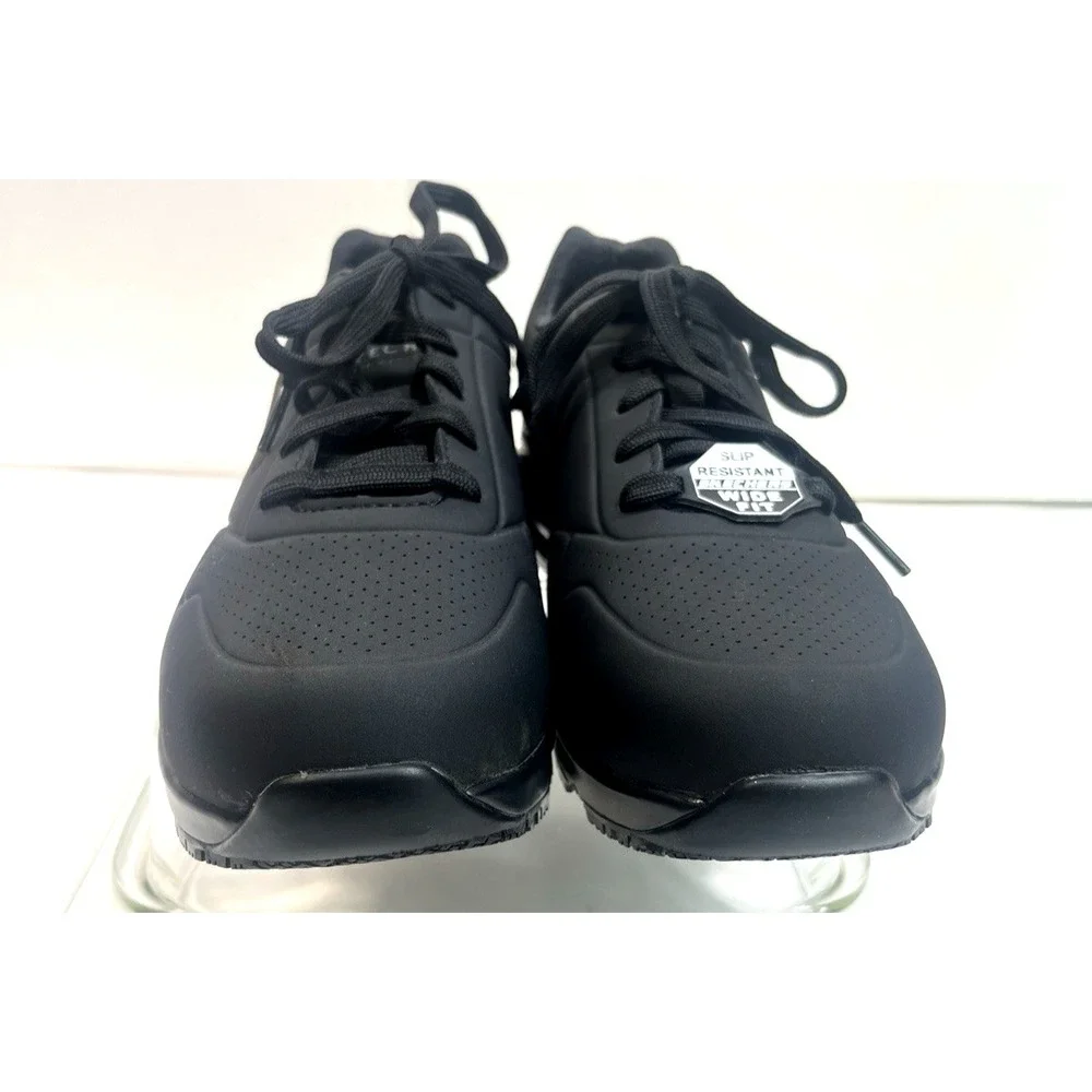 Skechers Womens Work Relaxed Fit‎ UNO SR Slip Resistant Black Shoes Size9 Wide